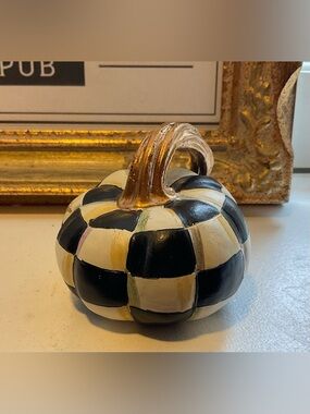 Mackenzie-Childs Courtly Check Pumpkin